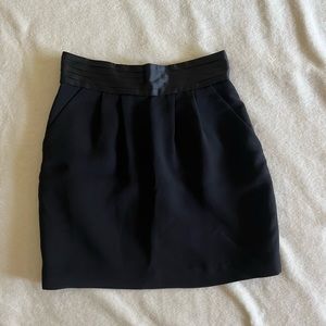 F21 Black High Waisted Mini Skirt